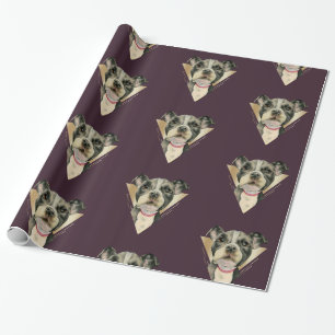 Vattenfärg för hund för tjur "för valpöga" gr presentpapper