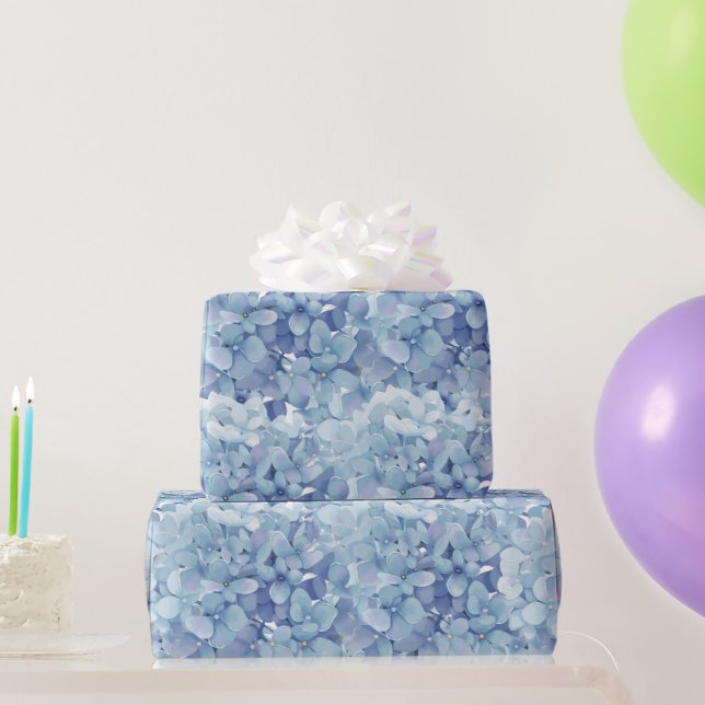 Vattenfärg för Hydrangea-blommor Presentpapper (Festgåvor)