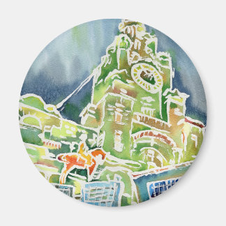 Vattenfärg för Liverpool Magnet