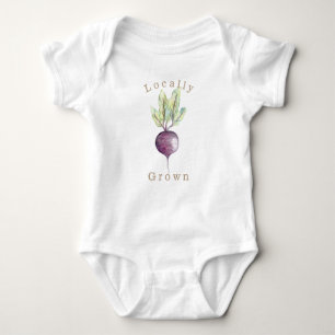 Vattenfärg för lokalt odlad beet   Veggie   Vegan T Shirt