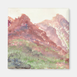 Vattenfärg för natur magnet