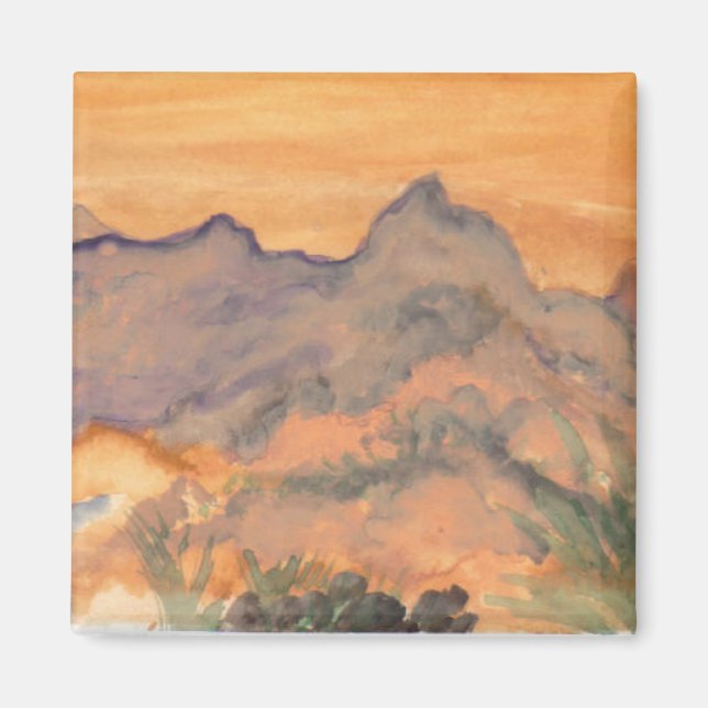 Vattenfärg för natur magnet (Framsidan)