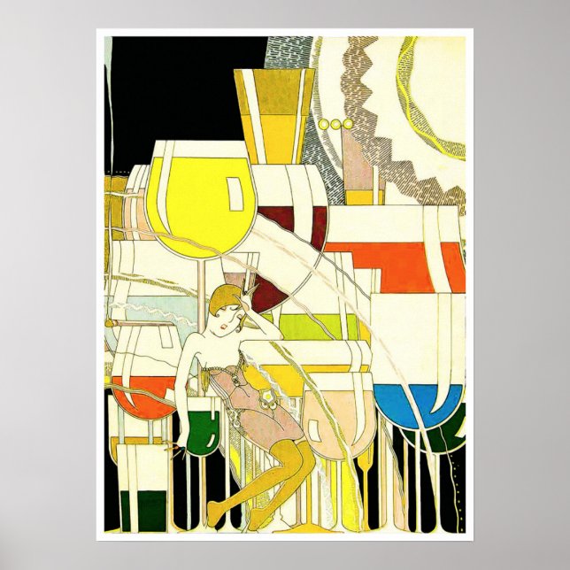 Vattenfärg för para-todos Skriv ut Poster (Framsidan)