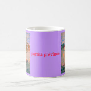 vattenfärg för parma-italien (Parmaprovinsen) Kaffemugg