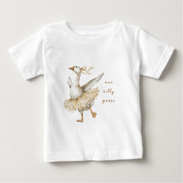 Vattenfärg för Silly Goose 3-årsdag T Shirt