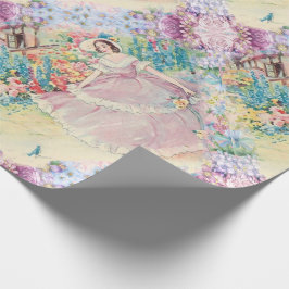 Vattenfärg för trädgård för land för Giftwrap Presentpapper