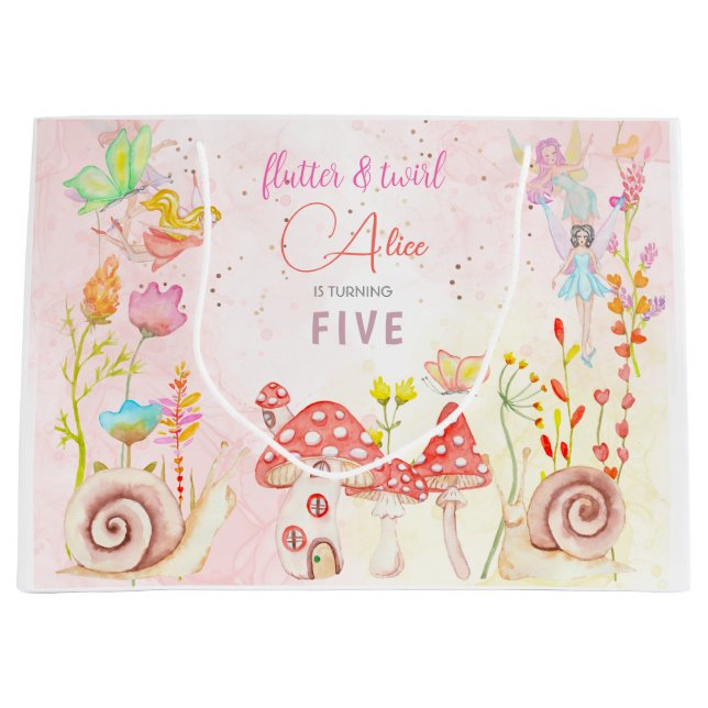 Vattenfärg för trädgårdsodling barns födelsedag (Framsidan)