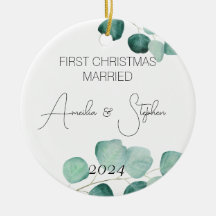 Vattenfärg Första jultomten Gift Eucalyptus