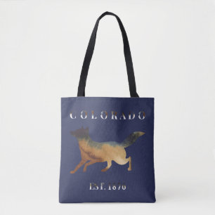 Vattenfärg Fox Colorado 1876 Tygkasse