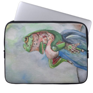 Vattenfärg Frog Neoprene Laptop sleeve 13 tum