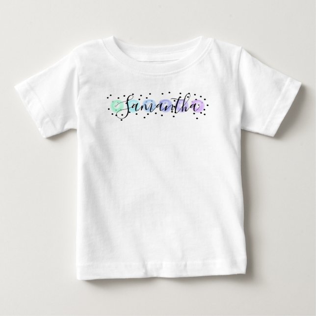 Vattenfärg Funfetti Tee Shirt (Framsida)