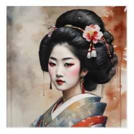 Vattenfärg Geisha nr 13