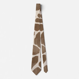 Vattenfärg Giraffe Animal Print Mönster Slips
