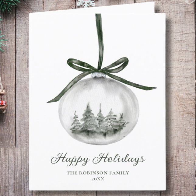 Vattenfärg Glad helg jul - prydnadsföremål (Skapare uppladdad)