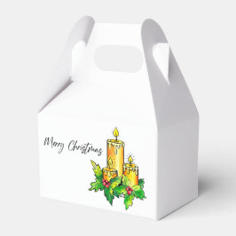 Vattenfärg God jul Presentaskar