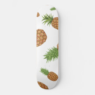 Vattenfärg gräs-äpple mönster 1 mini skateboard bräda 18,5 cm