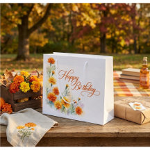 Vattenfärg Gul Orange Marigold Glad Födelsedag