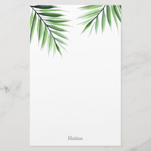 Vattenfärg Handflatan Brevpapper