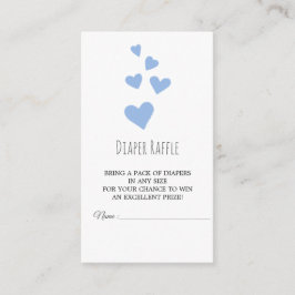 Vattenfärg Hjärtan Pojke Blöja Lotteri Kort