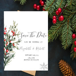 Vattenfärg Holly Bär Grönska Spara Datum Datumet