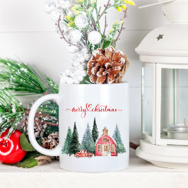 Vattenfärg Home God jul Kaffemugg