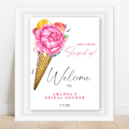 Vattenfärg Hon har fått en uppskalad Möhippa Poster