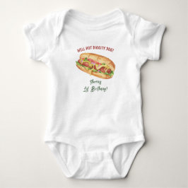 Vattenfärg Hot Dog Barnkalas T Shirt