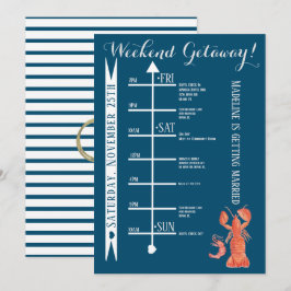 Vattenfärg Hummer Möhippa Weekendutflykt Inbjudningar