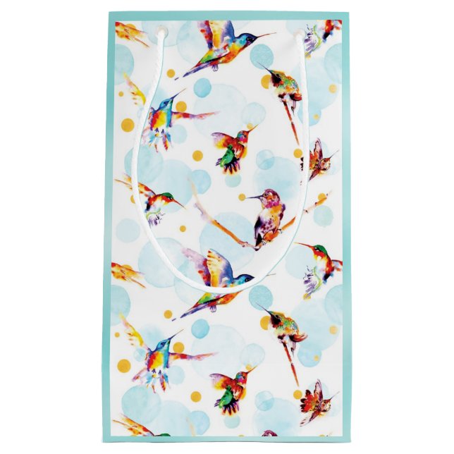 Vattenfärg Hummingbird (Framsidan)