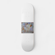 Vattenfärg Hummingbird Skateboard