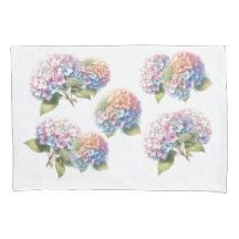 Vattenfärg Hydrangea Blommönster