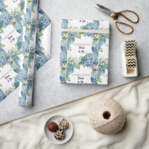 Vattenfärg Hydrangeas ”Grattis” Inpackning