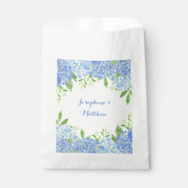 Vattenfärg Hydrangeas Greenery Blue Blommigt Bröll