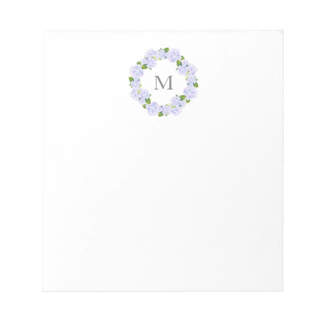 Vattenfärg Hydrangeas Wandeans Anteckningsblock (Framsida)