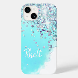 Vattenfärg i silver glitter