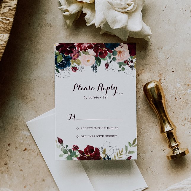 Vattenfärg Illustrated Fall Blommigt OSA (Skapare uppladdad)