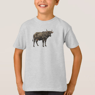 Vattenfärg Illustration av Vattenbuffel T Shirt