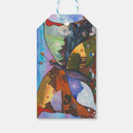 Vattenfärg Illustration Fantasy Fascining World Presentetikett