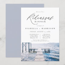 Vattenfärg Insjö Bröllopsrepetition Middag