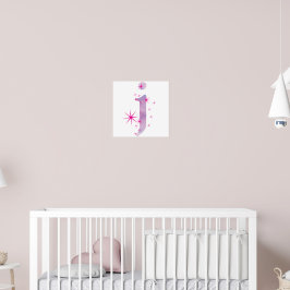 Vattenfärg J Poster