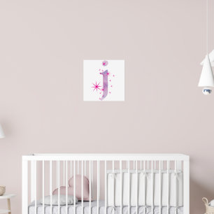 Vattenfärg J Poster