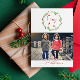 Vattenfärg jul - andedräkt julkort