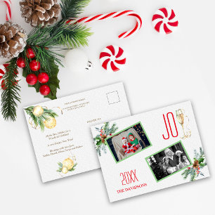 Vattenfärg Jul Arrangemang Glädje Familjefoton Helg Vykort