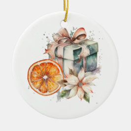 Vattenfärg jul Ceramisk prydnadsföremål Julgransprydnad Keramik