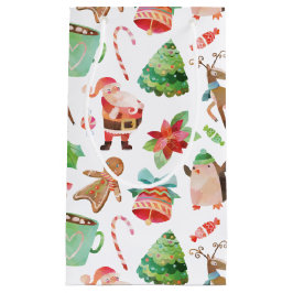 Vattenfärg juljulklapp