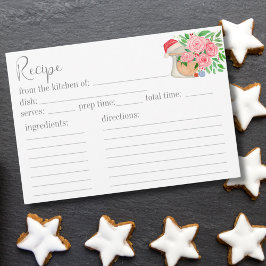 Vattenfärg julmixer med rosor recept