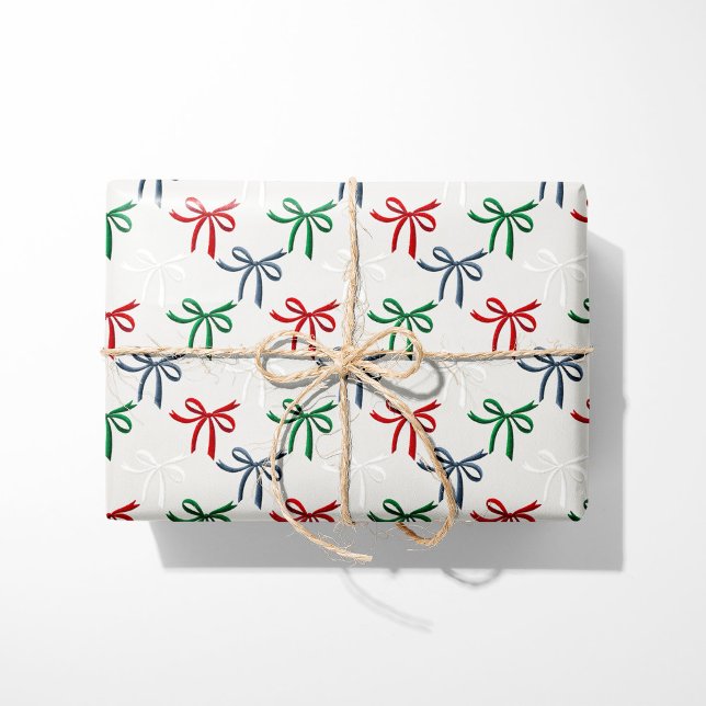 Vattenfärg julslingor  presentpapper (Skapare uppladdad)