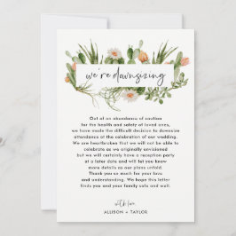 Vattenfärg Kaktus Mindre Bröllopsuppdatering Nedsk Inbjudningar