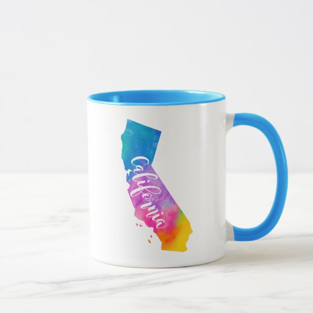 Vattenfärg Kalifornien Mugg (Höger)