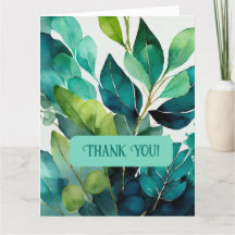 Vattenfärg, kalk, blått, Grönt, botaniskt, Abstrak